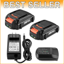 Load image into Gallery viewer, Battery &amp; Charger Combo for Works 20V Tools – Certified &amp; Lightweight Design