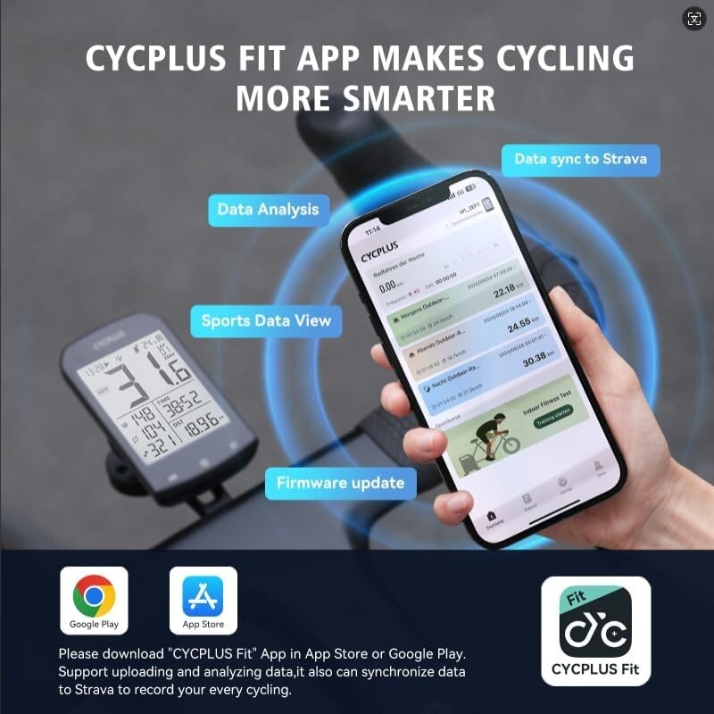 Advanced Wireless Bike Speedometer with 60-Hour Battery Life & IPX6 Protection