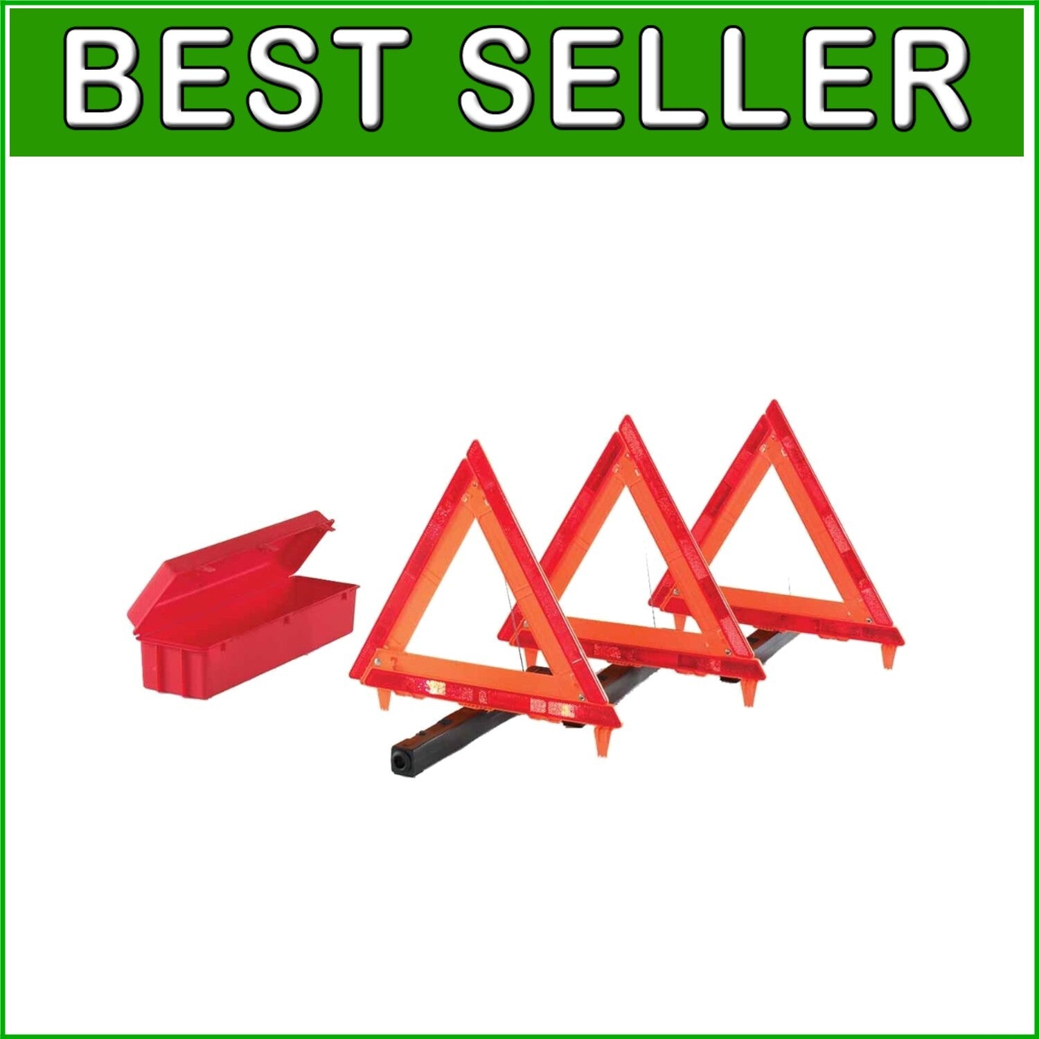 18" Cortina Triangle Warning Kit - Durable & Weather-Resistant Safety Solution