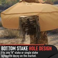 Load image into Gallery viewer, Compact Silhouette Goose Decoy Bags - 4 Dozen Capacity with Bottom Stake Hole