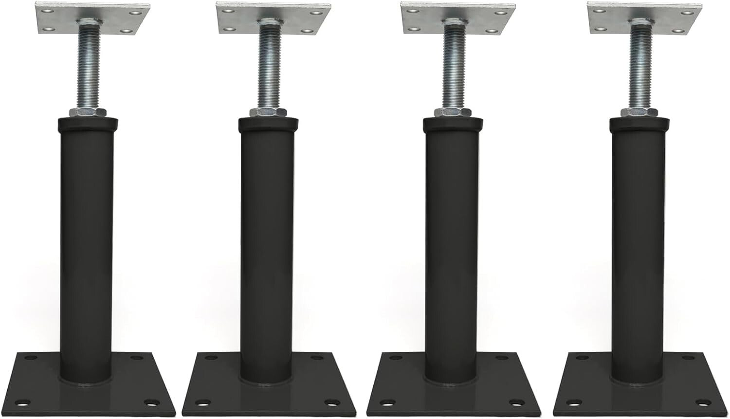Versatile Adjustable House Jacks - Temporary Support for Heavy-Duty Areas, 4 PCS