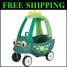 Load image into Gallery viewer, Dinosaur-Themed Cozy Coupe with Push Handle - Ideal for Indoor &amp; Outdoor Fun