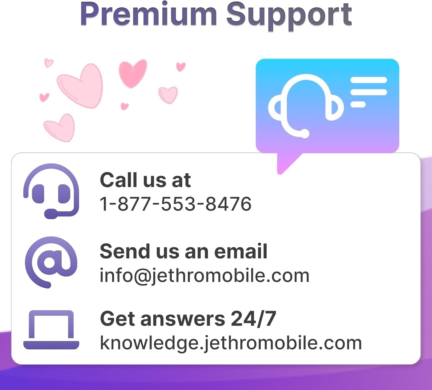 Unlimited Talk & Text Phone Plan | Easy 12-Month Prepaid SIM by Jethro Mobile