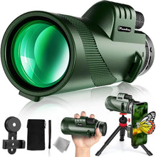 Load image into Gallery viewer, Lightweight 12X Manual Focus Monocular with Smartphone Compatibility &amp; Finder