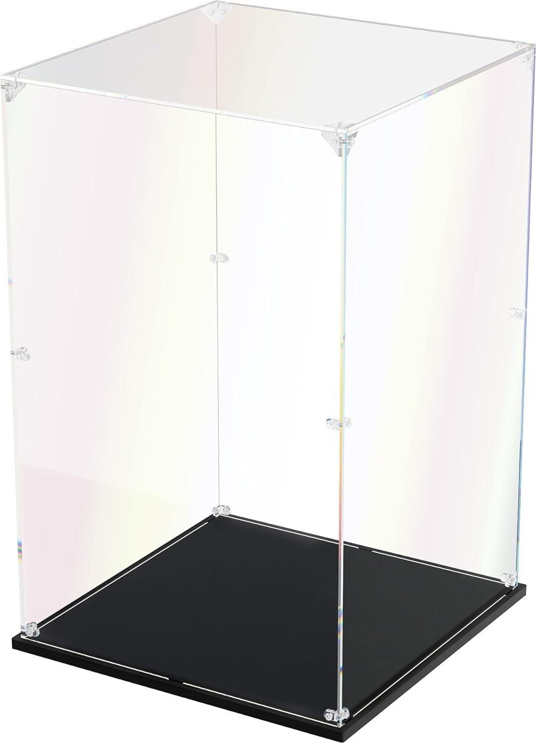 Luxurious 10x10x15.7 Inch Acrylic Showcase for Dolls, Toys, and Action Figures