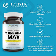 Load image into Gallery viewer, Vision Alive Max: Natural Eye Health Supplement with 8 Ingredients, 30 Capsules