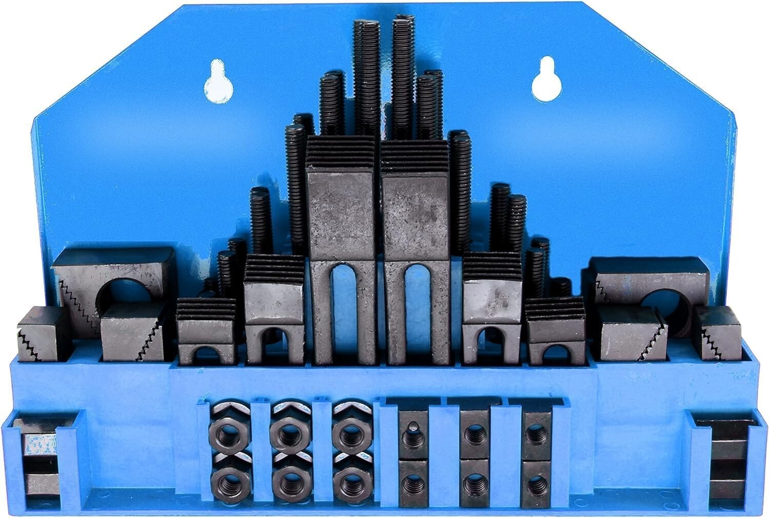 58-Piece T-Slot Clamp Set for 5/8" Slots & 1/2"-13 Studs - Bridgeport Compatible