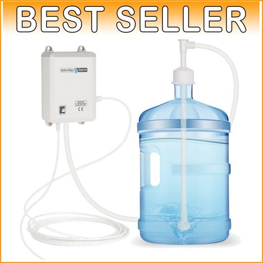 Electric 5-Gallon Water Pump System - Quiet Wall-Mounted Dispensing Solution
