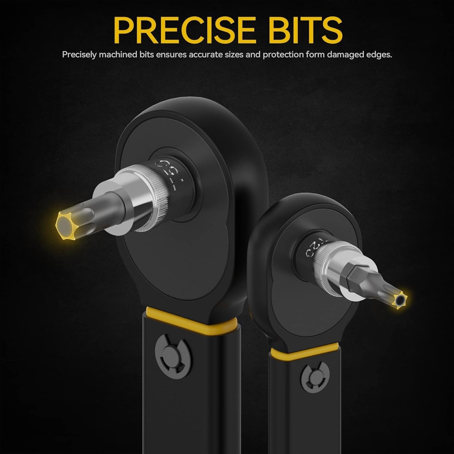 60-Piece Torx Bit Socket Set - Chrome Plated and Durable for Precision Work