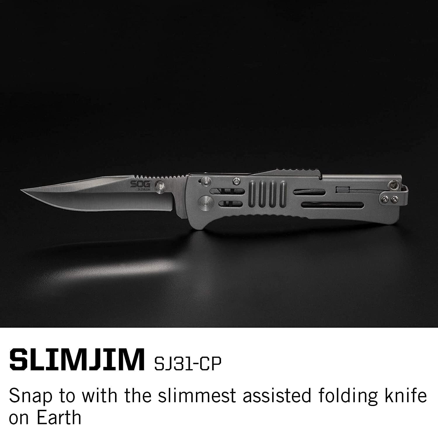 Water-Resistant SlimJim Pocket Knife – Lightweight, Ambidextrous, 2-Inch Blade