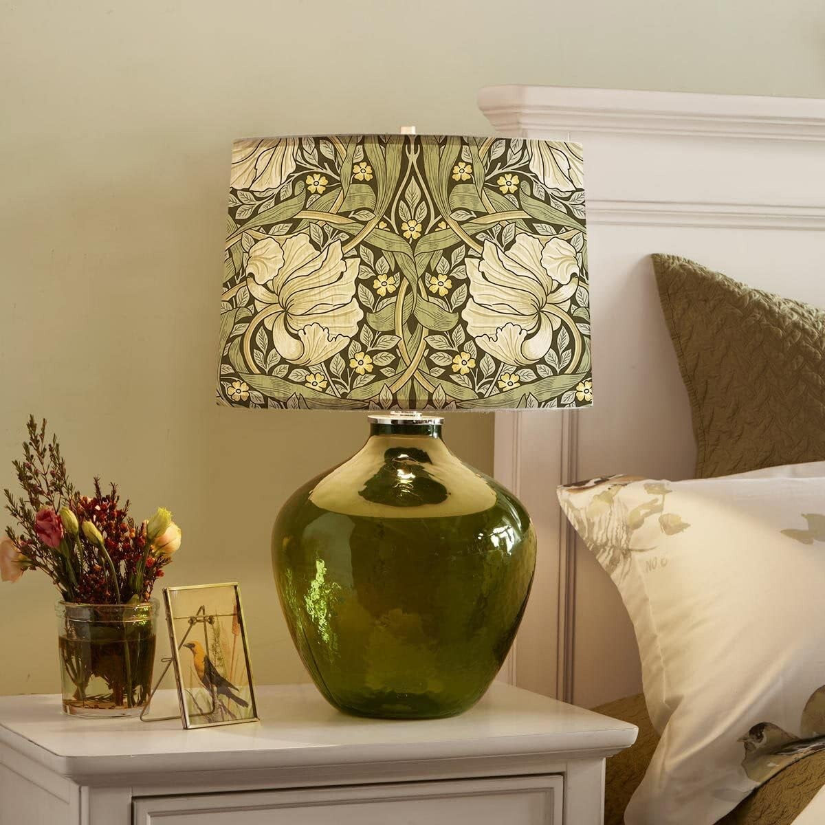Waterproof Vintage Floral Wallpaper - Easy Install Morris Design 32.8ft Roll