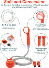 Load image into Gallery viewer, Safety Compliant Portable Shower for Camping and Outdoor Activities, Large Size