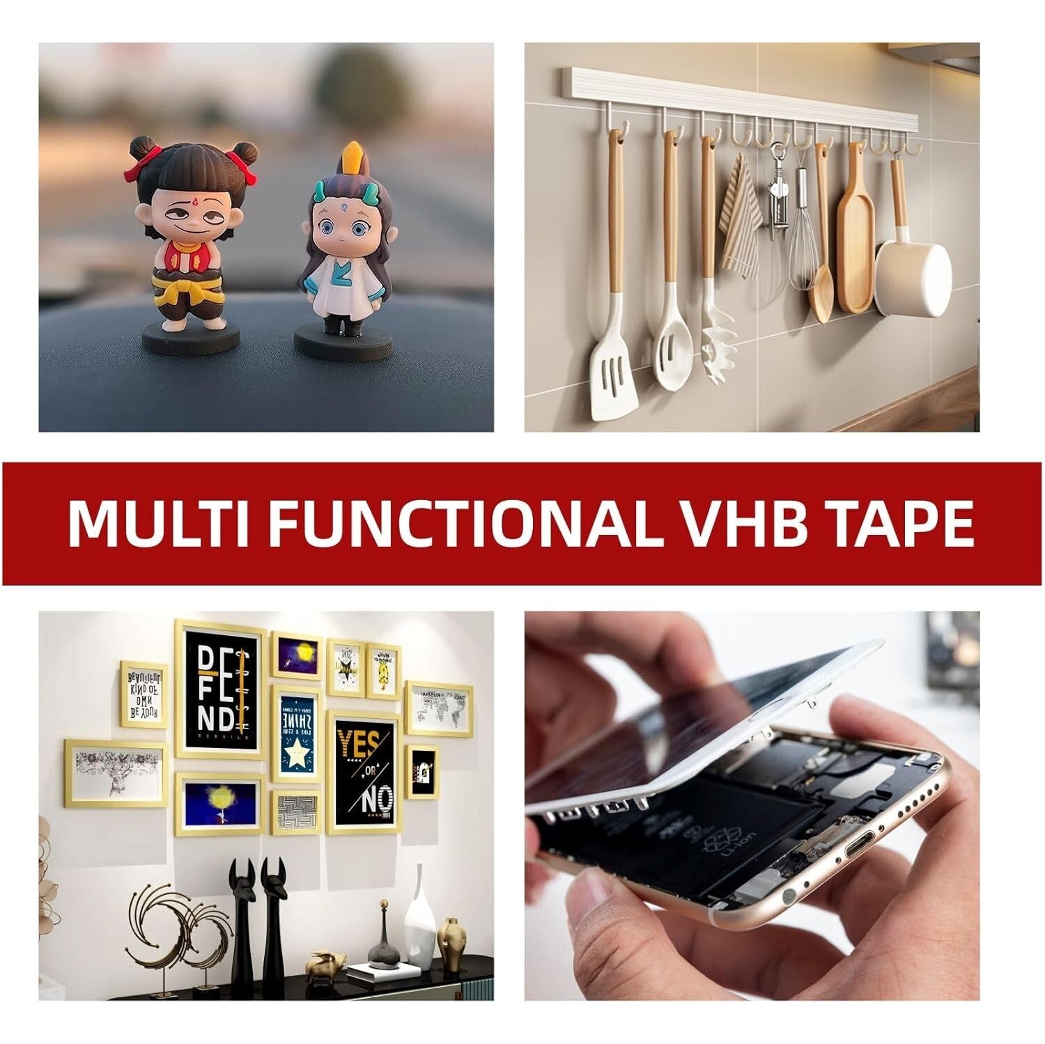 Double-Sided Heavy Duty Mounting Tape 2" x 15.4Ft - Seamless & Reliable Bonding