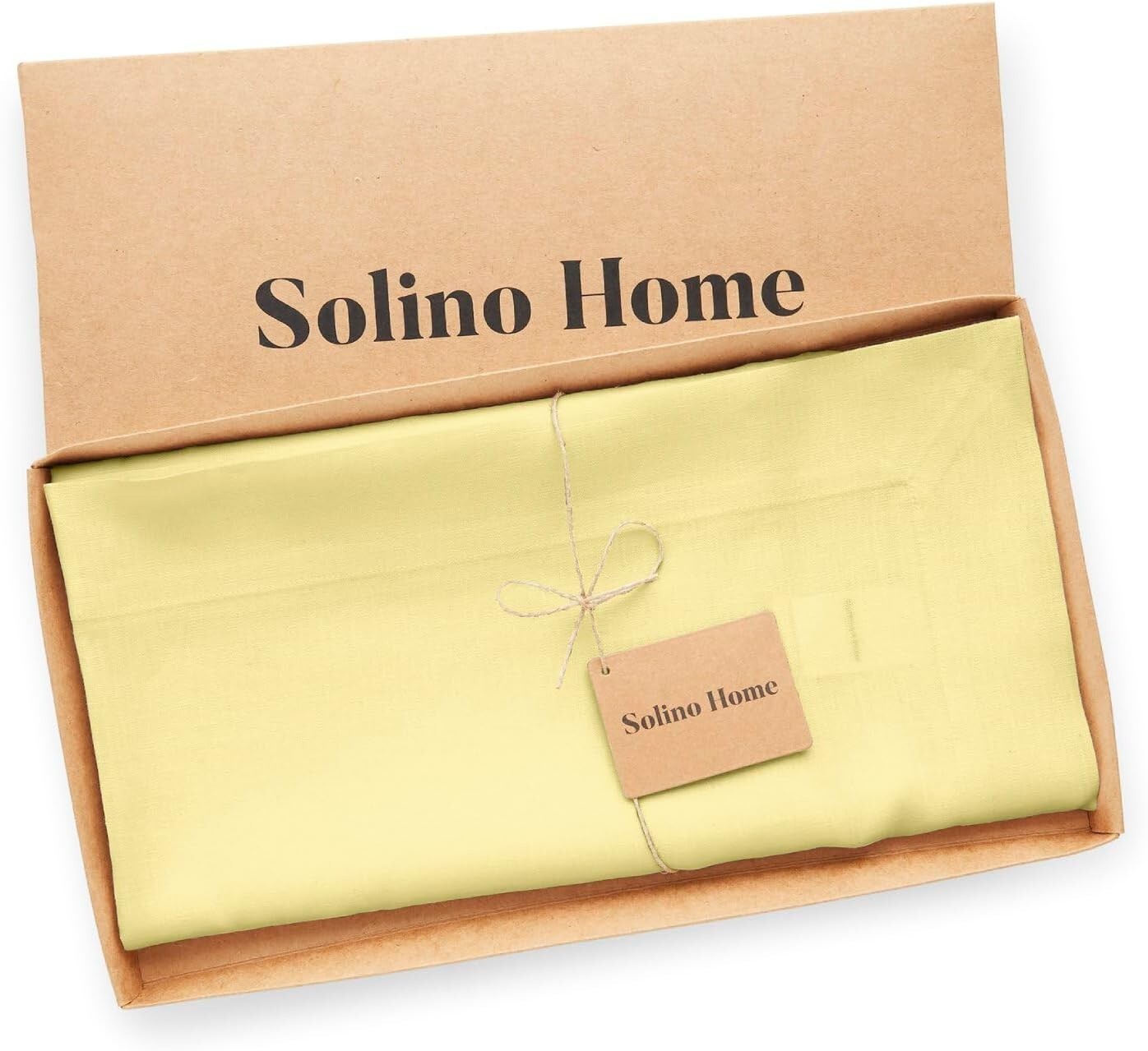 Handcrafted Yellow Linen Tablecloth 60 x 156 - Perfect for Mother's Day Dining