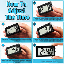 Load image into Gallery viewer, Lightweight Magnetic Clocks - Ideal for Car Dashboard &amp; Home Use - 36 Pack