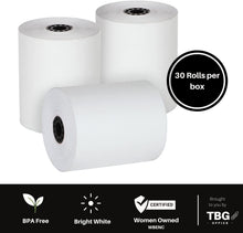 Load image into Gallery viewer, BPA-Free Thermal Receipt Paper Rolls for POS - 3 1/8” x 230’ – 30 Rolls