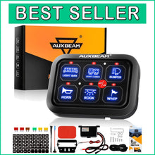 Load image into Gallery viewer, Universal 6 Gang Switch Control Box with Automatic Dimmable LED - IP65 Rated