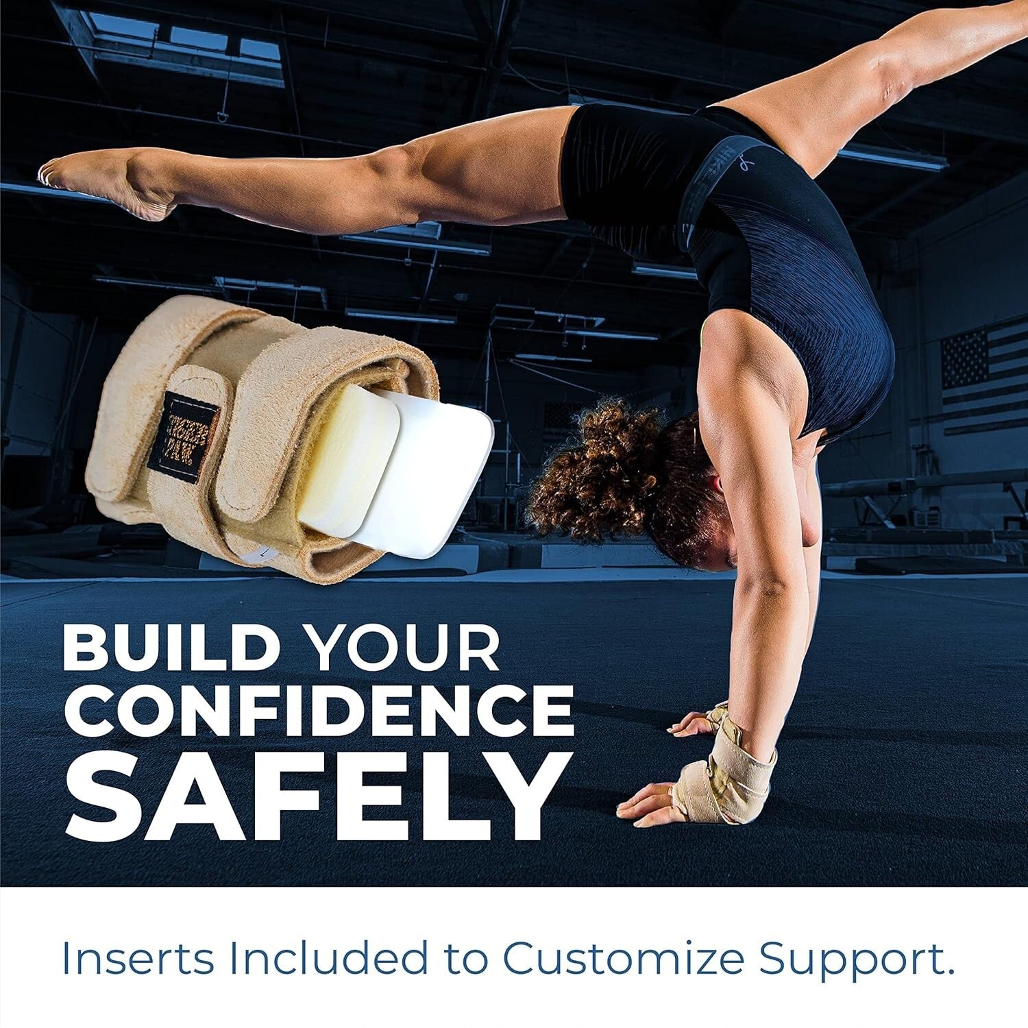 Authentic Gymnastics Wrist Guards for Tumbling - Ergonomic Fit, Made in USA