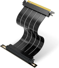 Load image into Gallery viewer, Ultra Soft PCI Express 4.0 Riser Cable - Right Angle Connector for GPUs (20cm)