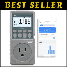 Load image into Gallery viewer, High-Power EV Charger Monitor with Wi-Fi Control &amp; Advanced Accuracy - 60-240V