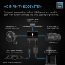 Load image into Gallery viewer, Energy-Efficient 4-Inch Duct Fan with Temperature Control - Ideal for Grow Rooms