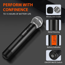 Load image into Gallery viewer, Quad Handheld Dynamic Microphone Set with 200-300 Ft Range &amp; Long Battery Life