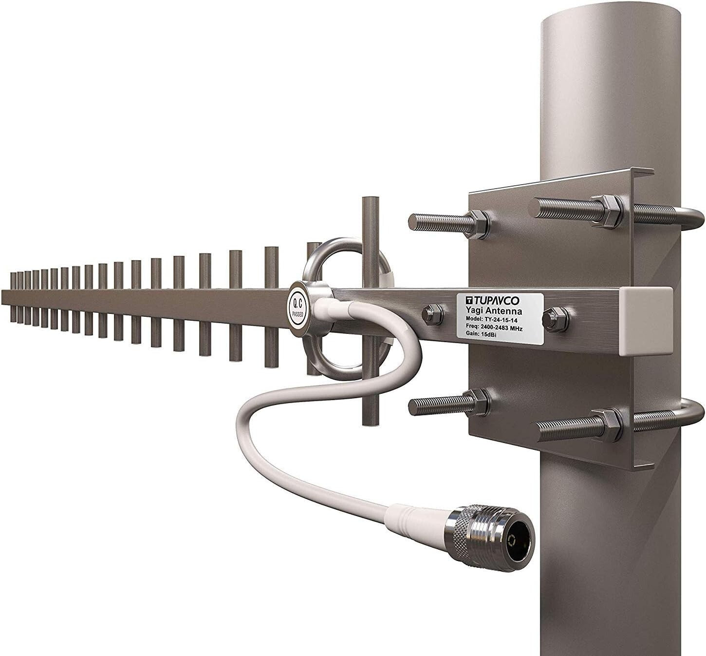 Weatherproof 2.4GHz Yagi Antenna - 17dBi High Gain for Reliable Connectivity