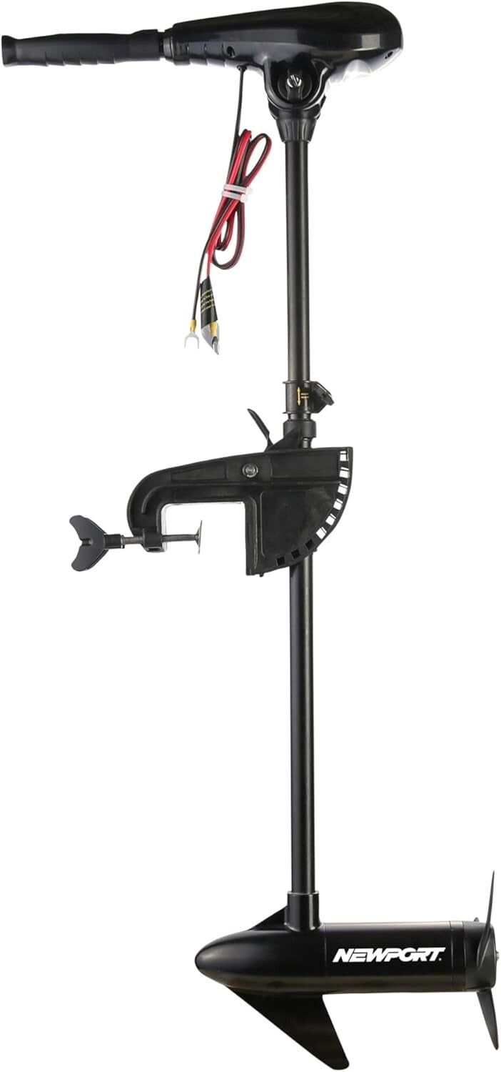 Lightweight 55lb Thrust Electric Trolling Motor - Durable Aluminum & Easy Mount