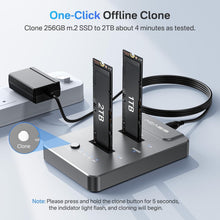 Load image into Gallery viewer, Portable ACASIS M.2 Duplicator - 8TB SSD Cloner with Super Speed Data Transfer