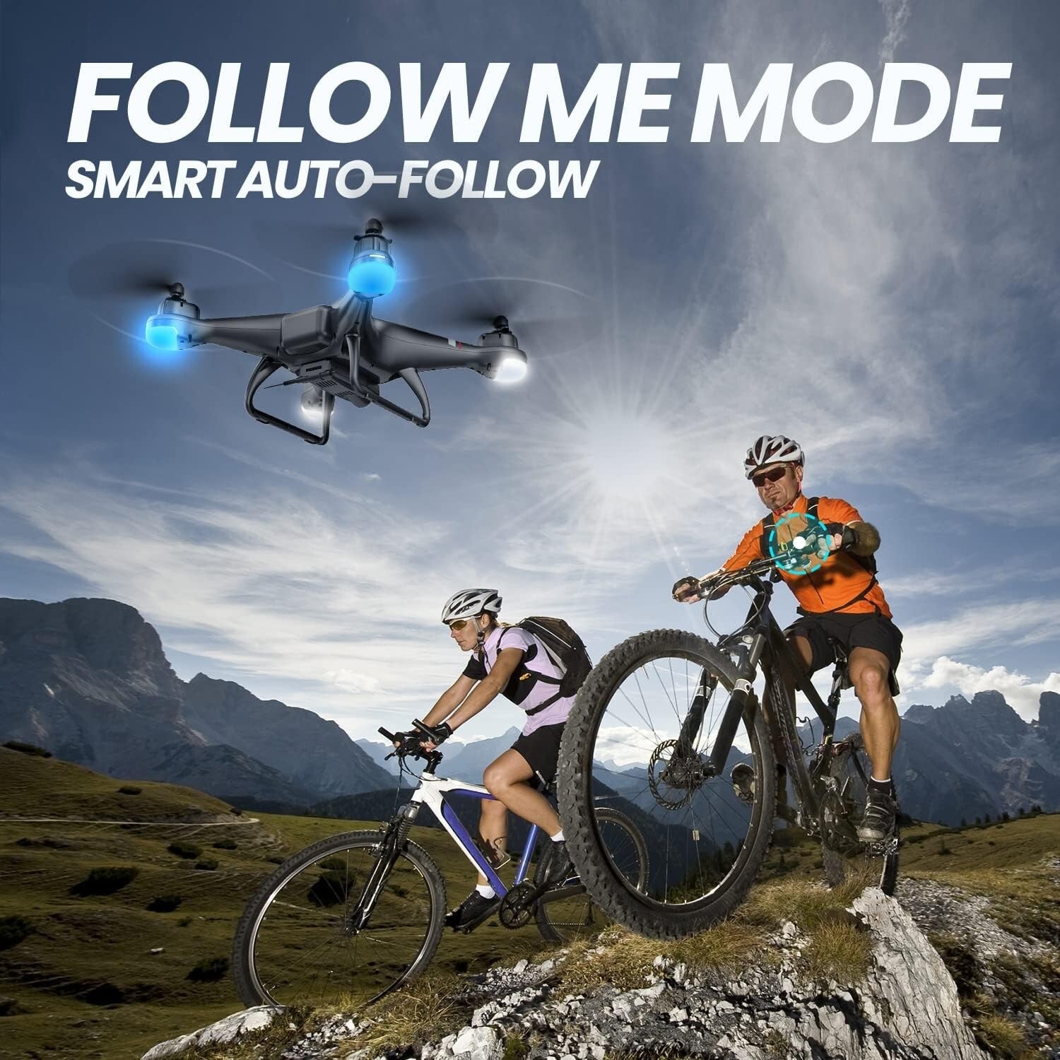 Capture Stunning Aerial Views: HS110G Drone with 1080P HD Camera for All Ages