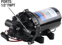 Load image into Gallery viewer, Fiberglass-Reinforced 12V Diaphragm Pump - Ideal for Agricultural Applications