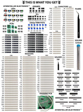 Load image into Gallery viewer, Extensive Electronics SMD Assortment - 2900 pcs Resistors, Capacitors, and More!