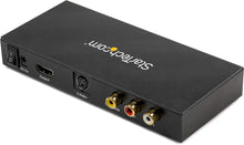 Load image into Gallery viewer, Lightweight HDMI Converter - S-Video to RCA Audio with On-Screen Display