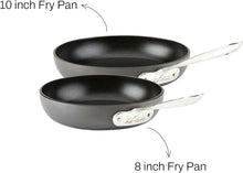 Load image into Gallery viewer, Sleek 8" &amp; 10" HA1 Nonstick Cookware Set - Perfect for Eggs, Vegetables, Meats