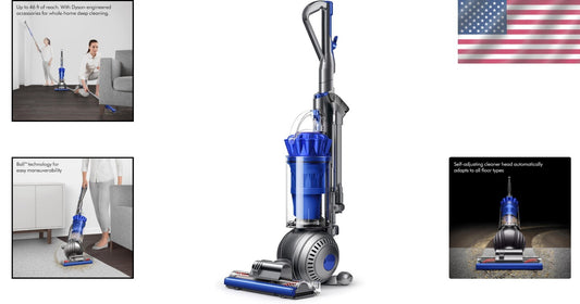 Dyson Ball Animal 2 Total Clean Vacuum - Bagless HEPA, Blue, Ultimate Pet Hai...