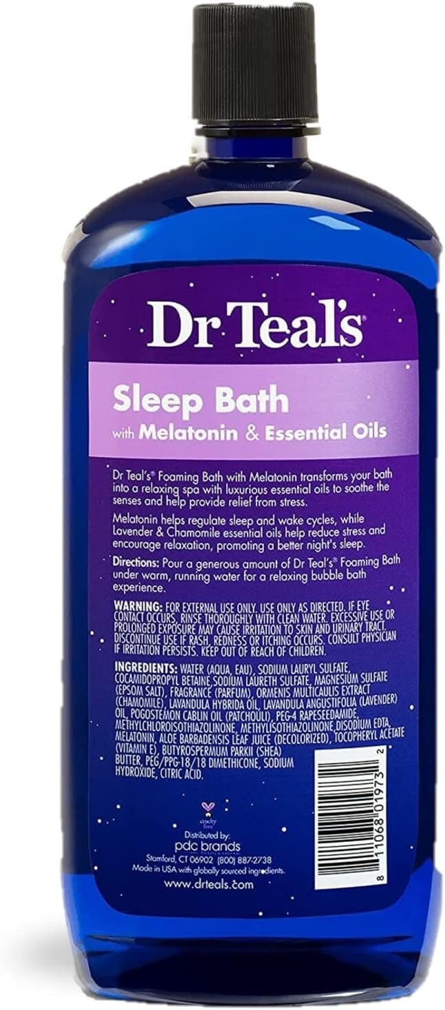 Lavender & Coconut Oil Foaming Bath Set - Moisturizing Spa Experience 68oz