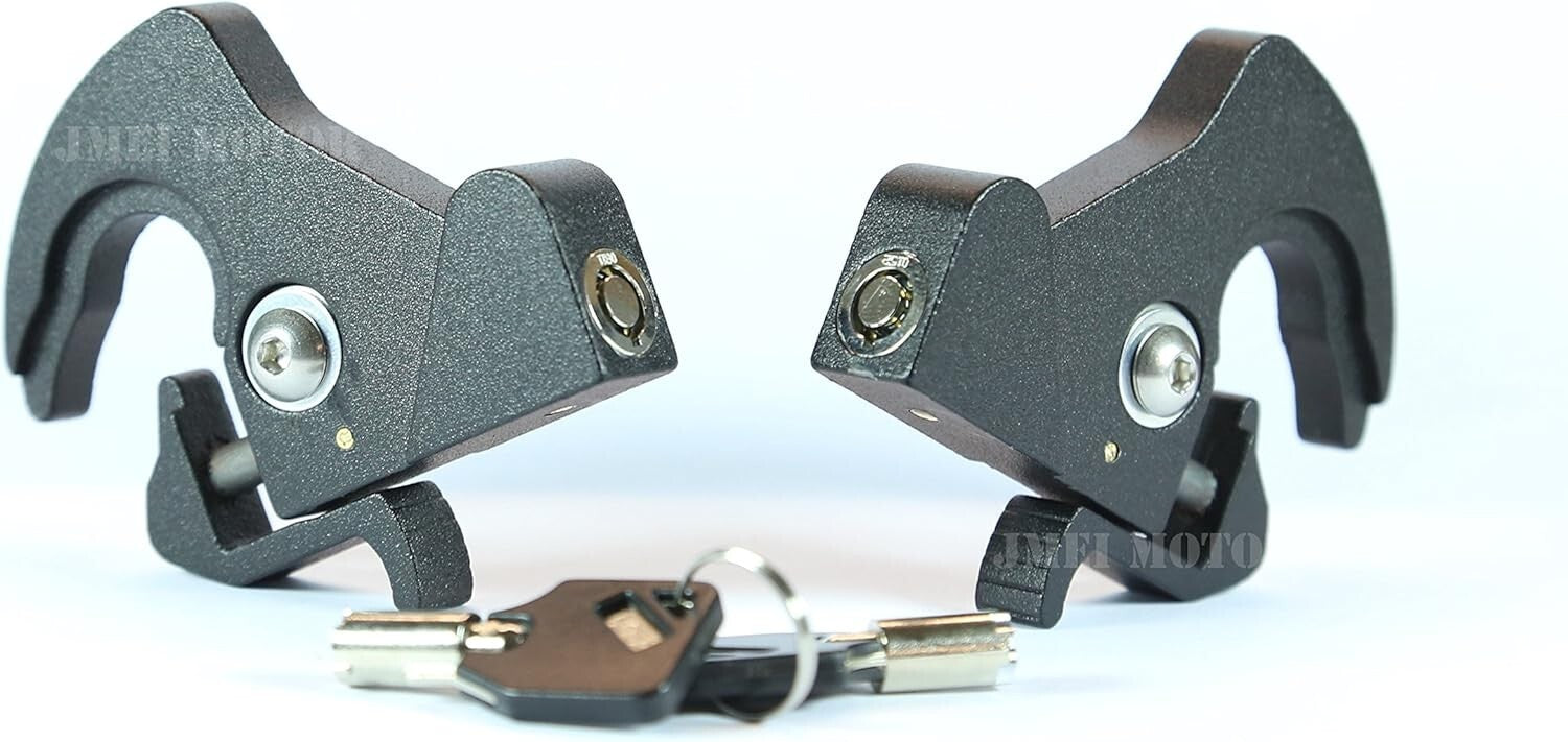 Advanced Black Locking Latches for Harley Sissy Bars - Total Security Solution