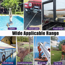 Load image into Gallery viewer, Complete 1/4” Wire Rope Kit | 100ft Stainless Steel Cable with Hardware Included