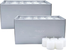 Load image into Gallery viewer, Premium Quality Unscented White Votive Candles - 144 Count for Weddings &amp; Spas