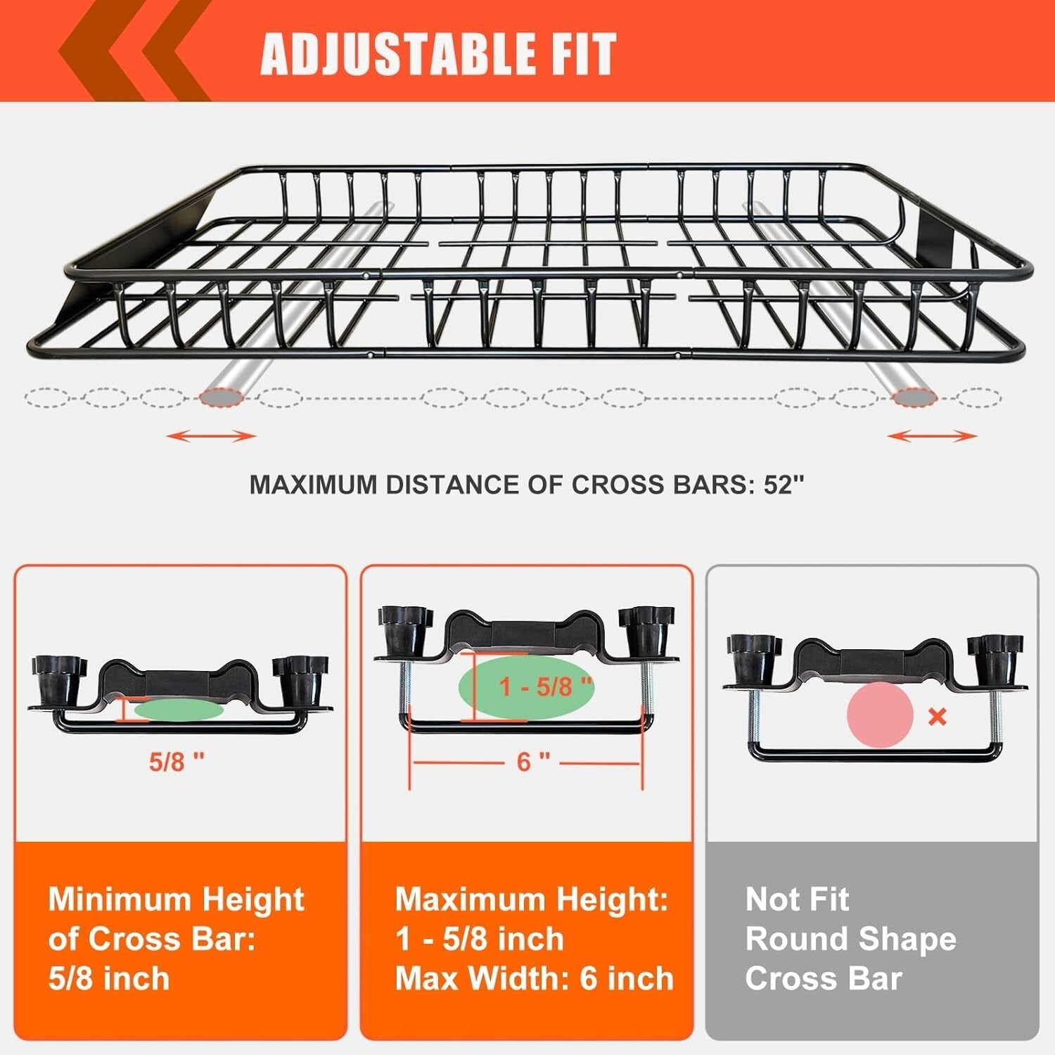 All-Vehicle Roof Rack Carrier with Waterproof Bag - Easy Assembly & 200 lbs Load