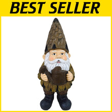 Load image into Gallery viewer, Charming 16" Indoor/Outdoor Gnome with Watering Can - Whimsical Garden Decor