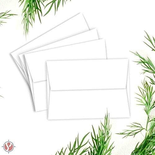 Smooth Finish A2 White Envelopes - Bulk 1000 Pack Ideal for Printing and Mailing