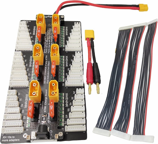 Versatile 2-8S Parallel Battery Charger Board with Superior Safety Protections
