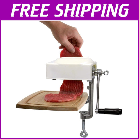 Versatile Meat Tenderizer Tool – Heavy-Duty Clamp-On Cuber for Perfect Marinades