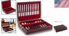 Load image into Gallery viewer, Chic Silverware Box with Carry Handle - Perfect Flatware Chest for Any Occasion