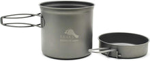 Load image into Gallery viewer, Durable Titanium 1100ml Pot with Multi-Use Pan and Easy Cleanup Features