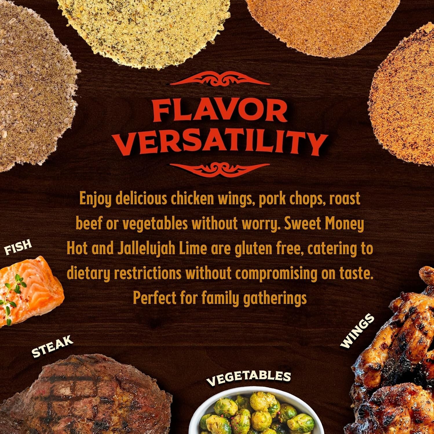 Big Poppa's Sweet Heat BBQ Seasoning 4-Pack - Perfect for All Meats & Veggies