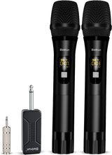 Load image into Gallery viewer, Professional Wireless Microphone System - Dual Handheld Mic for Karaoke &amp; Events