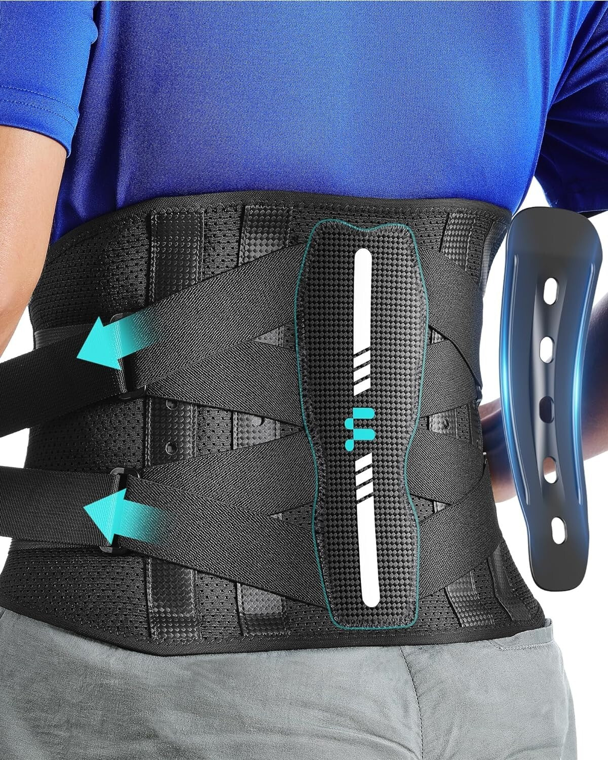 Ultra-Light Ergonomic Back Brace XL - Breathable Support for Heavy Lifting