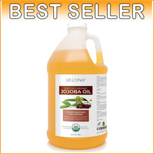 Load image into Gallery viewer, Golden Jojoba Oil 64 Fl Oz - Organic, Cold Pressed, Natural Hydrating Solution
